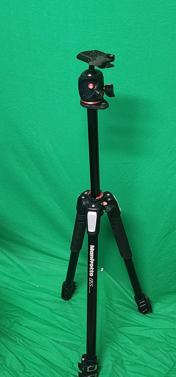 Manfrotto 055 Aluminum 3-Section Tripod Kit with Ball Head