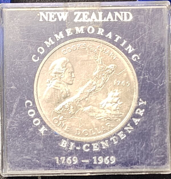 proof dollar Cook Bicentenary 1969