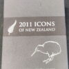 1oz silver NZ Icons Kiwi 2011 - Image 2
