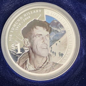 1oz Silver Coin Edmund Hillary 2008