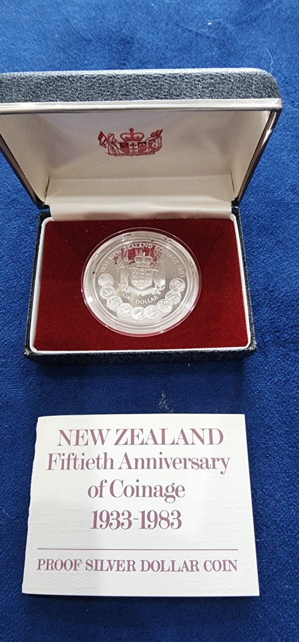 Silver 50th Anniversary coin 1983