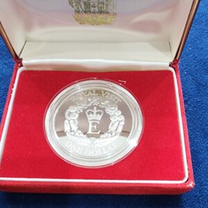 Silver  Royal Visit special issue coin