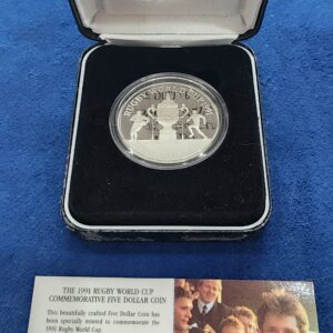 Silver Proof Rugby World Cup Coin