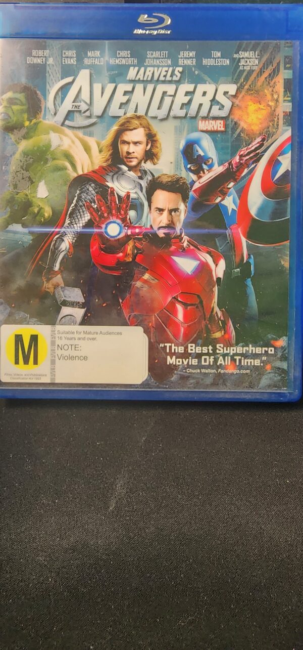 Blueray Disc Marvels Avengers