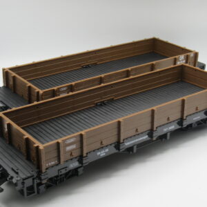 Wagons 757-5805 Secondhand NQD G Scale Low sided wagon – 2 pack